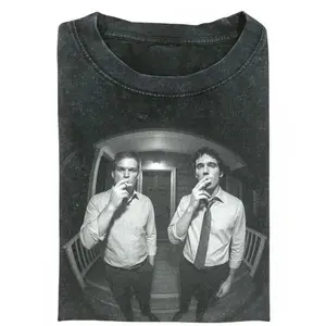 Smoking Dexter Graphic Tee: Vintage Comfort Colors Shirt Featuring the Iconic Killer from the Dark Thriller Series – Unisex Relaxed Fit, Pigment Dyed for Faded Softness, Trendy Crew Neck T-Shirt, Cozy Gift for Men or Women, Streetwear Essential