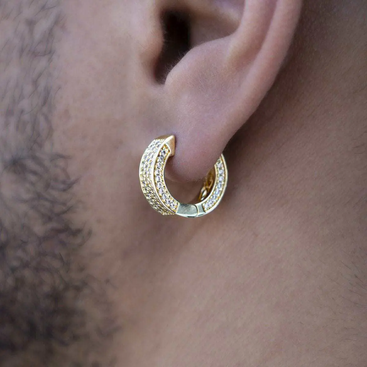 GLD Pave Hoop Earrings - Perfect Gift #tiktokshopsummersale