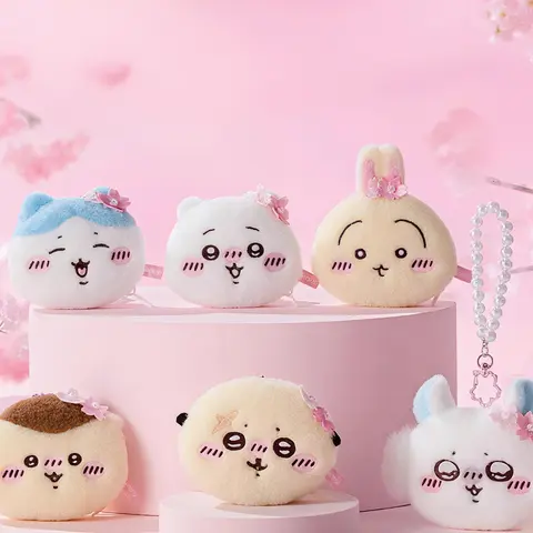 MINISO Chiikawa Cute Plush Coin Purse Keychain Kawaii Bag Charm Mini Wallet Compact Adorable Design Soft Plush Texture Versatile Usage 4.3*1.7*3.9inch,Christmas & Holiday Haul#sohochic