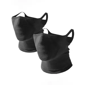 2-Pack Breathable & Windproof Face Mask, Half Face Cover with Ear Loops, for Men & Women, Running, Cycling, Hiking, Outdoor Sports