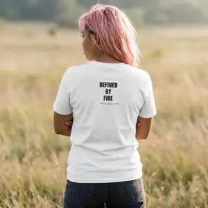 Refined by Fire flame logo Tee