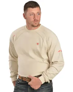 Ariat Men's Fr Workwear Crew Long Sleeve Work T-Shirt Big And Tall - 10012256X