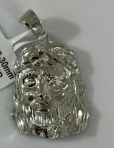 UIU Jewelry【HP1270- 30MM】Plian Jesus Head Pendant