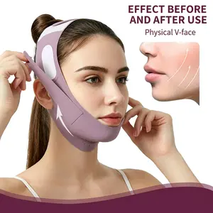Summer V Line Face Lifting Strap, Neck Lift Jaw Tightening Exerciser, Mask Shaper for Jawline, Chin Strap for Sleeping, Double Chin Reducer for Women.