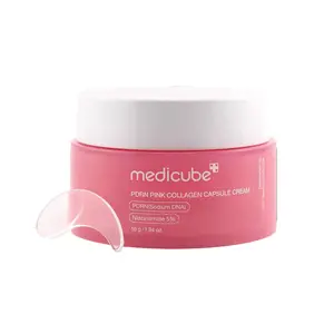 Medicube PDRN Pink Collagen Capsule Cream 55g - Anti-Aging Hydrating Cream with PDRN Collagen Niacinamide & Hyaluronic Acid for Radiant Skin