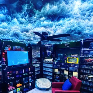 5M LED Cloud Light - Adjustable Brightness, Music Sync, Color-Changing Ambience - Remote Control, Energy-Efficient, Creative Indoor Atmosphere Lighting Solution-78