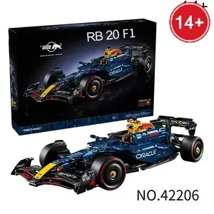 1639pcs Technical Racing F1 Series Speed Champions 42206 Supercar Creative Building Block Adult Car Kit For Birthday Gifts