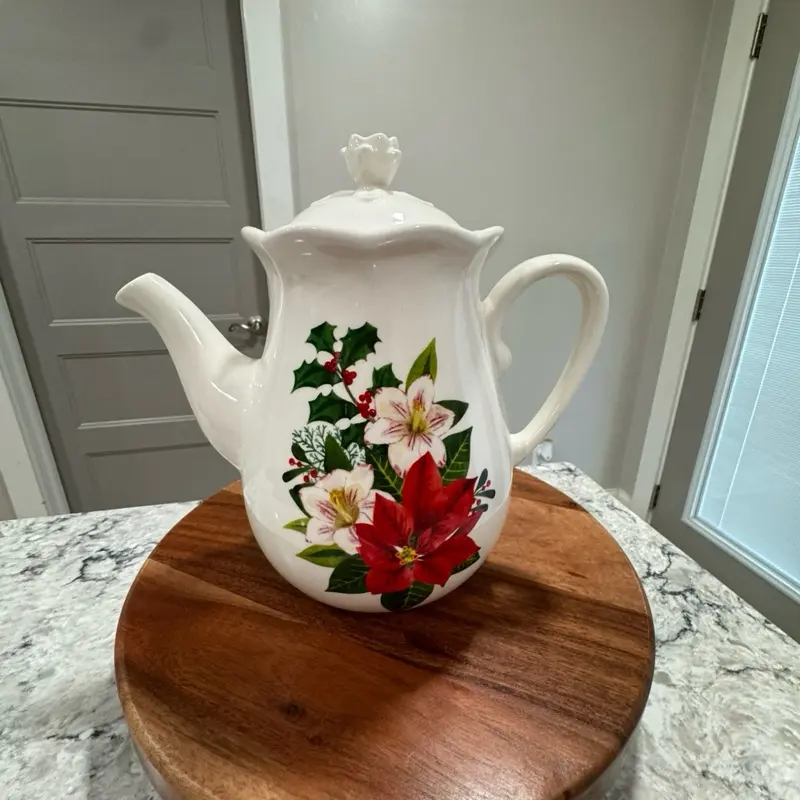 Tetera Marbella Elegante Navidad. Princess House
