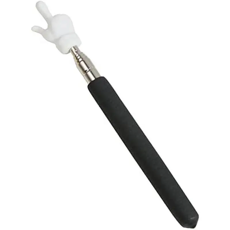 Black Telescopic Teachers Pointer,Metal Hand Retractable Pointer Extended Length,Teaching Pointer Stick for Classroom,Handheld Presenter Whiteboard Pointer Presentation Products (21.6 Inch)