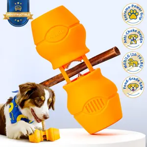 Bully Stick Holder for Dogs (Small to Large) - Chewise Metal Grip Safety Chew Guard, Heavy Duty Anti-Choking Dog Treat Holder, Premium Durable Pet Supplies for All Breeds