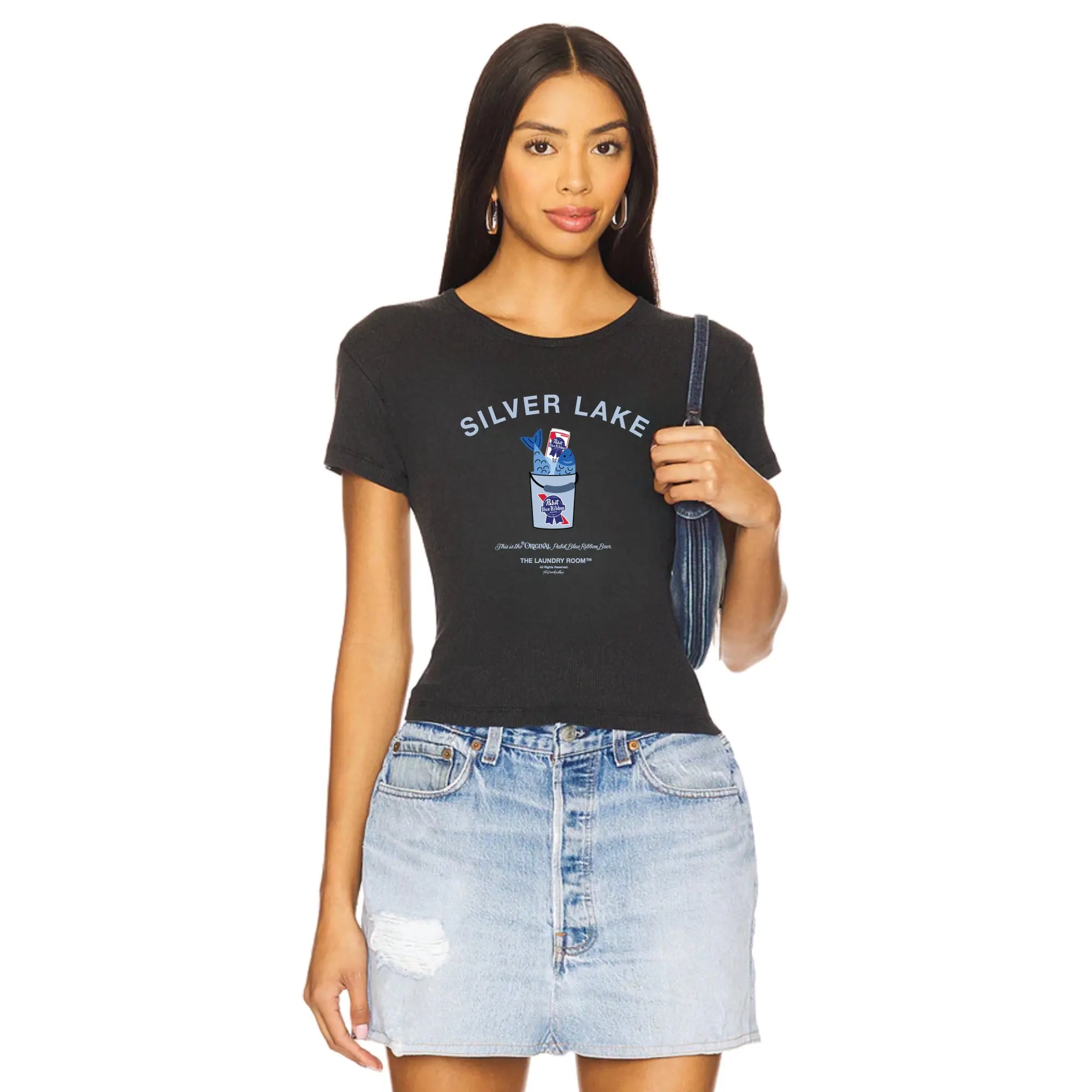 Silver Lake PBR Catch Baby Tee