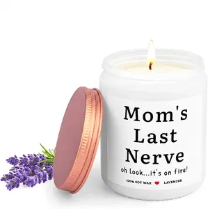 Funny Mom Gifts for Mom -  Scented Candle in Decorative Jar - Perfect for Mother's Day, Birthday, or Christmas - Freshener & Aroma Enhancer