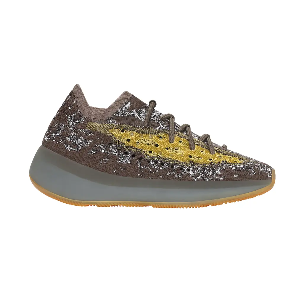 adidas Mens Yeezy Boost 380 Lace Up Sneakers Shoes Casual - Brown adidas Mens Yeezy Boost 380 Lace Up Sneakers Shoes Casual - Brown