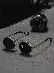 Adjustable Tint Sunglasses Men Nd Filter Glasses ND9 Speed Dimming Sun Glasses Round Polarized Fishing Driving Eyewear Trendy Styling Sunglasses