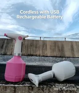Automatic sprayer, electric sprayer, USB charging interface, long battery life; suitable for watering indoor and outdoor plants, household cleaning, dust removal, etc.; multifunctional adjustable rotating spray modes; plant hydration sprayer with soft mis