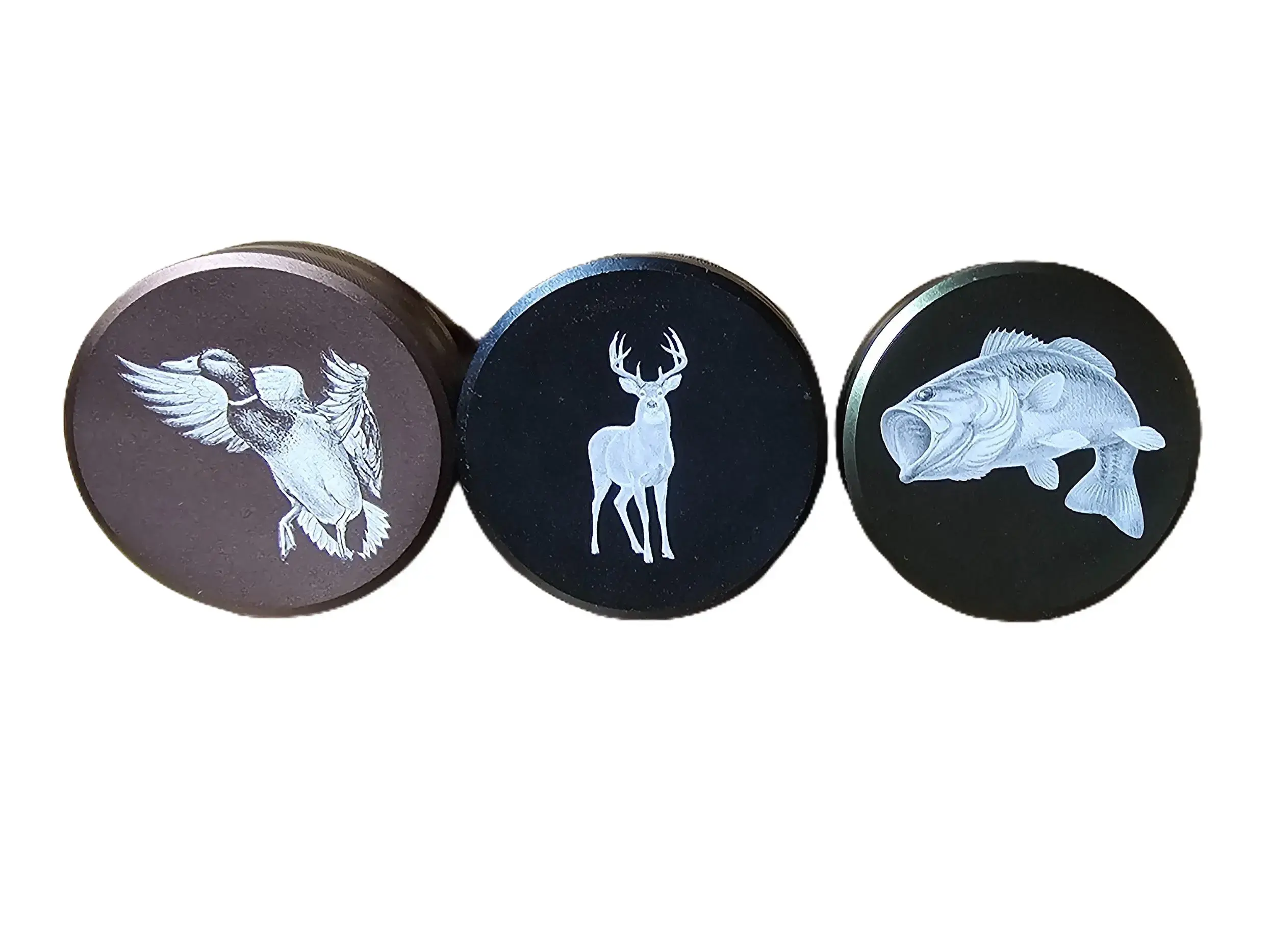 ToughSnuffCanz Customizable Round Anodized Aluminum Snuff Storage Tin with Knurled Edges, Logo Etching & Custom Engraving for Home Organiser, Bottle Organiser (Home Supplies, Storage Bottles & Jars)