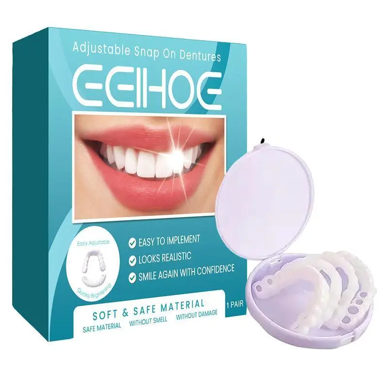 Adjustable Dentures Teeth Fake Teeth Enhance Aesthetic Portable for Teeth Beauty