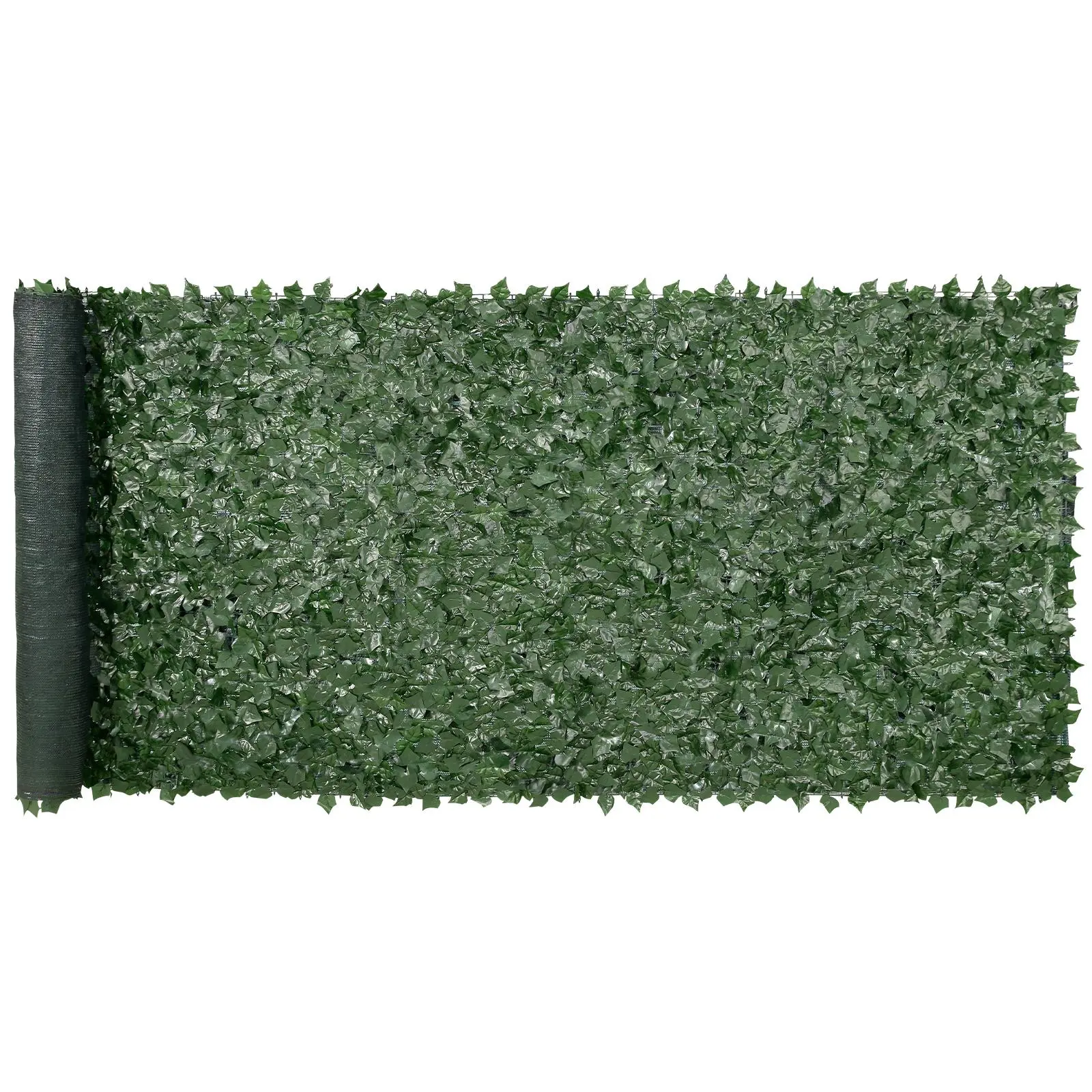VEVOR Artificial Ivy Privacy Fence (59x158in) - Decorative Garden Fences with Mesh Cloth Backing, Strengthened Joints, 100% Blockage, Fade-Resistant, Outdoor Garden Accessories for Backyards, Balconies, DIY Projects