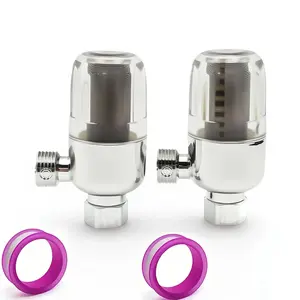 Stainless Steel Water Filter - High-Pressure Pre-Filter System No Electricity Required Threaded Direct Connection High-Efficiency Impurity Removal Universal for Showers/Sinks/Dishwashers/Washing Machines Water Purifier, Commercial Use