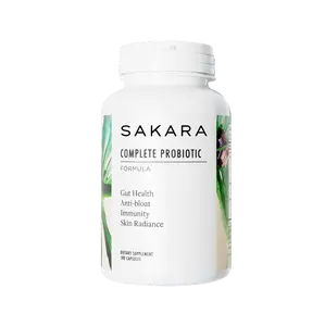 Sakara Complete Probiotic Formula | Daily Probiotic + Prebiotic & Enzymes for Gut Health, Digestion & Microbiome Support