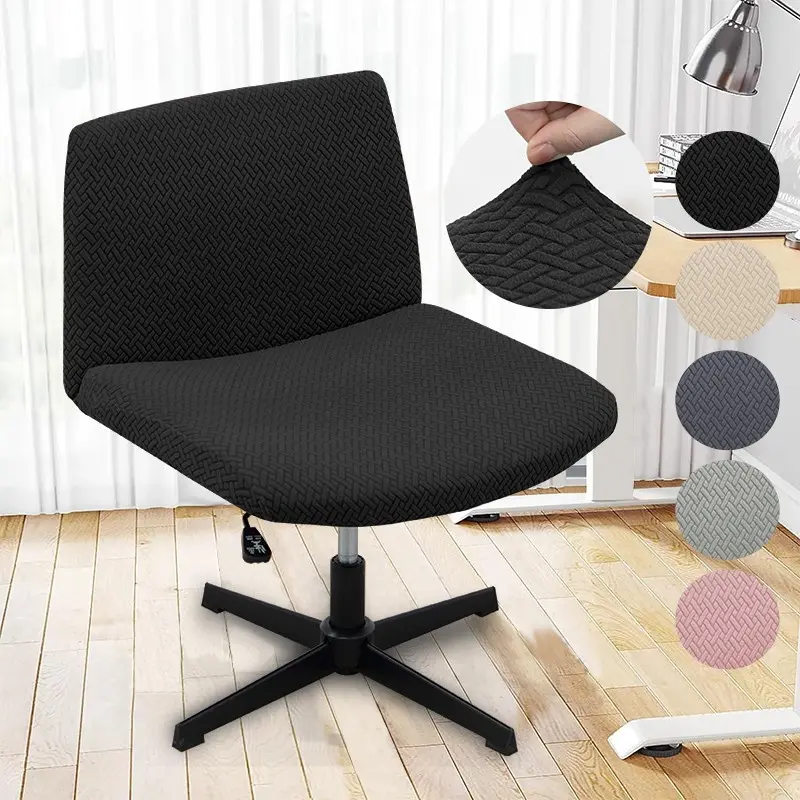 1 Piece Jacquard Armchair Cover, Elastic Easy Washable Chair Protector, Suitable for Office Desk, Makeup Chair, Home Decor