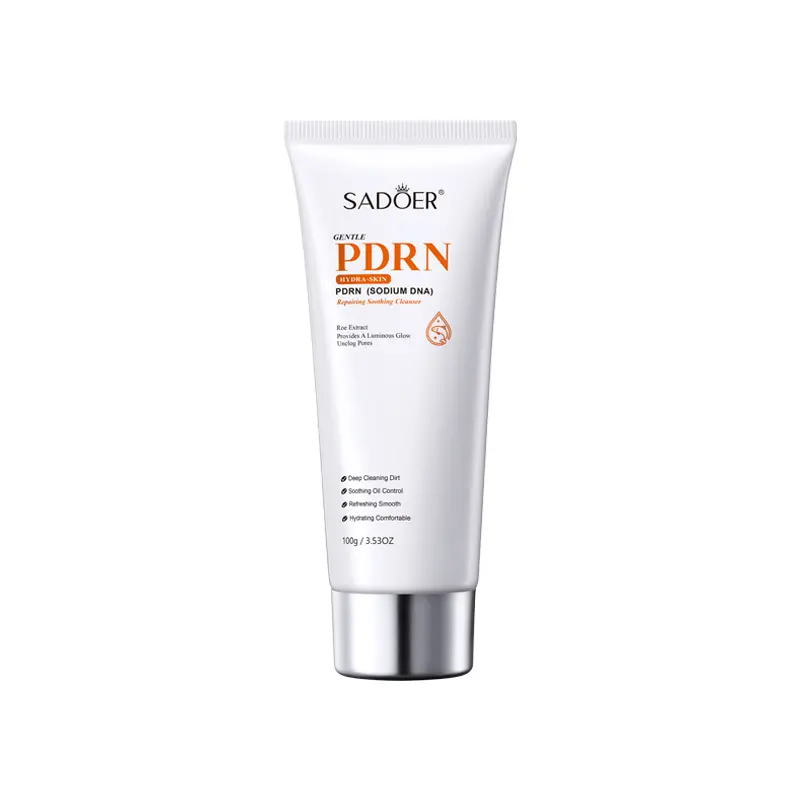 SADOER PDRN Gentle Foam Facial Cleanser, Sensitive Skin Soothing Repair & Pore Cleansing Solution, Adults, Non-Toxic, 100G, Soothing And Stabilizing