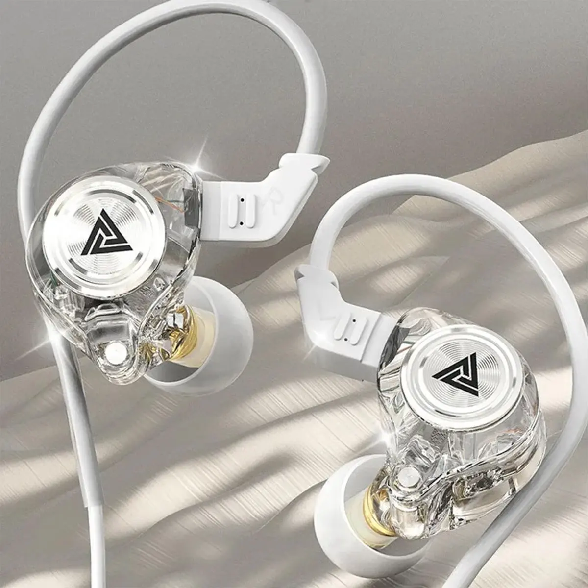 Upgrade QKZ-AK3 Wired Earphones In-ear Design with Microphone Hifi Heavy Bass Noise Cancelling for Esports Gaming Live Streaming Audio Electronic Headset