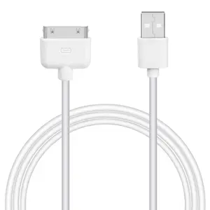 iPhone 4s Cable USB Sync and Charging Cable for iPhone 4 4s 3G 3GS iPad 1 2 3 iPod Touch Nano 30 Pin Charger Cord Dock Adapter Data 3.3 Feet (White)