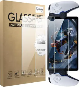 Screen Protector Compatible with  Portal Remote Player, 9H Hardness Anti-Scratch Tempered Glass Film, PS5 Portal Screen Film, Bubble-Free, Anti-Fingerprint (2 Pack)