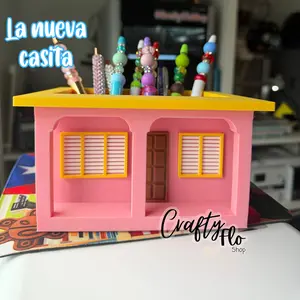 Puerto Rico Inspired Desk Organizer| Pen and Pencil Holder Custom 3D Printed Brush Holder Office Study Stationery Desktop Storage Marker Organizer