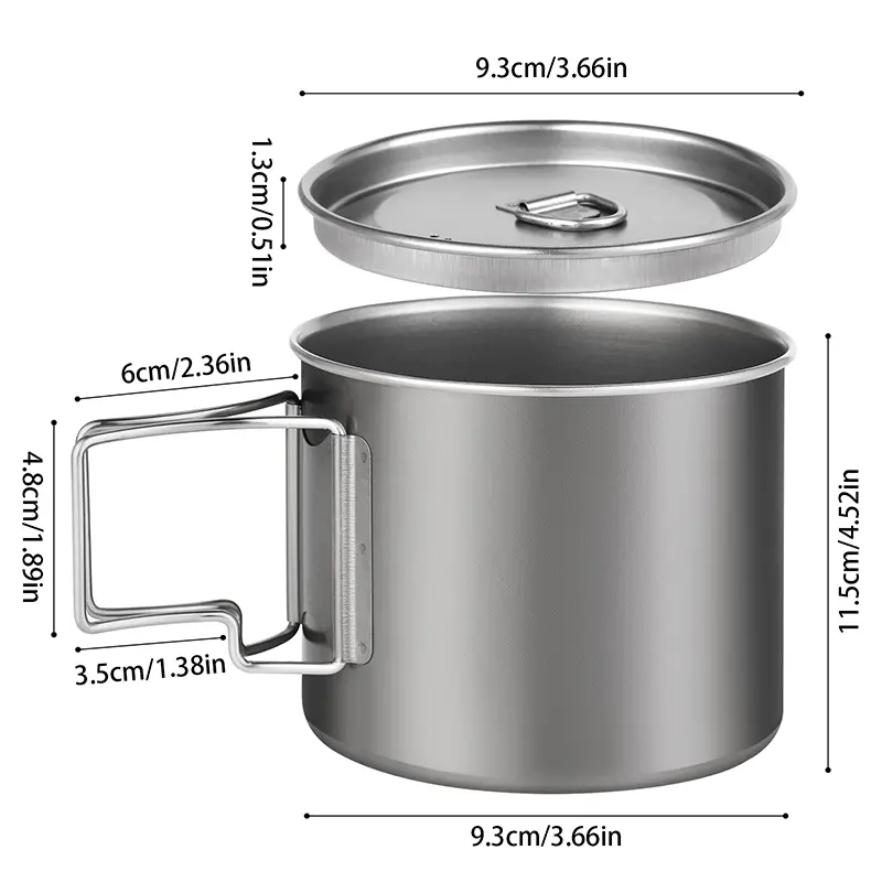 Pure titanium cup