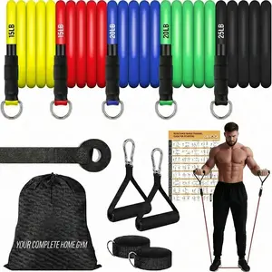 Resistance Bands, Exercise Bands with Handles for Men & Women, Perfect for Working Out, Strength Training, and Home Gym Fitness Equipment