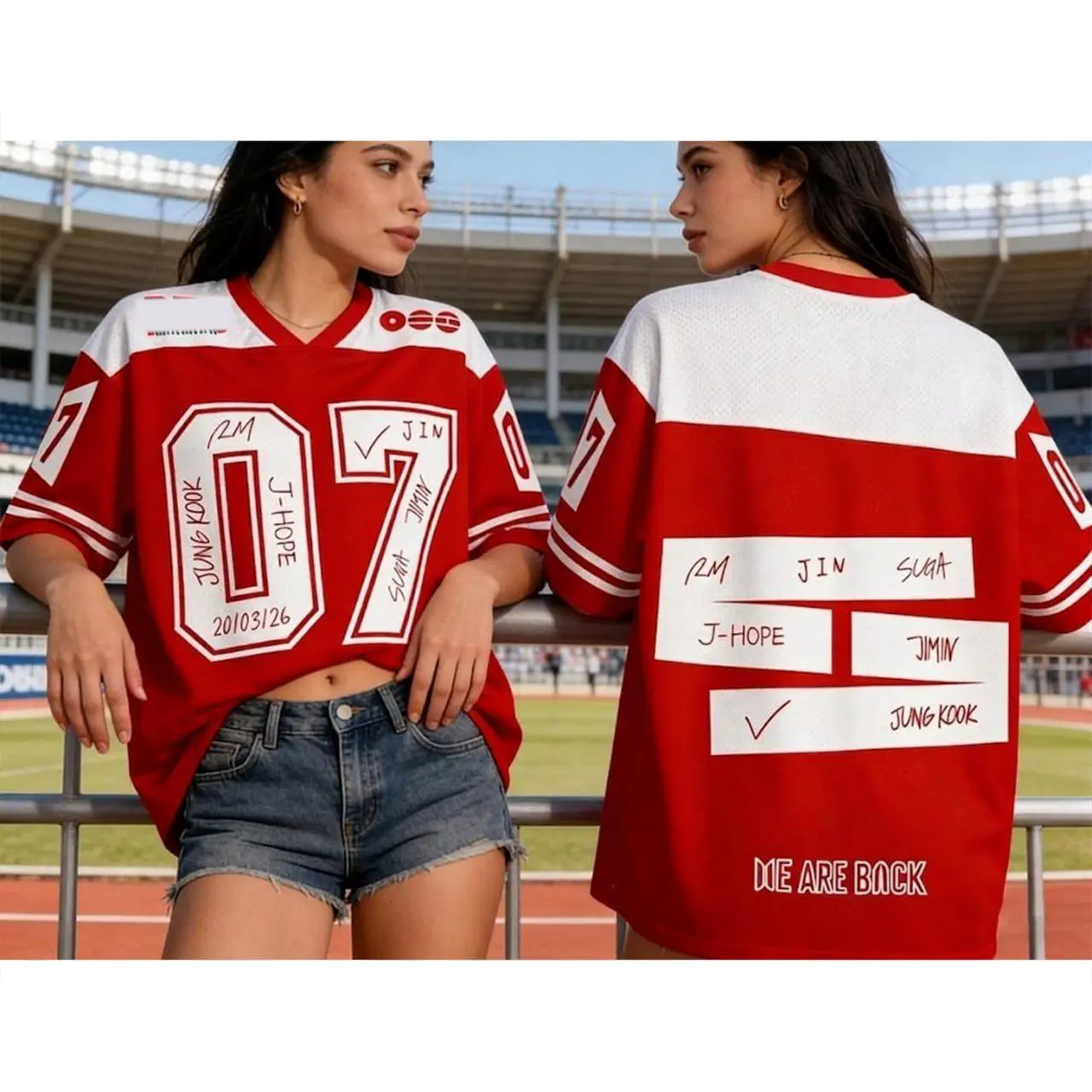 #Kpop Mesh Jersey, Unisex Banggtan Fan Merch, Army Fan Lovers Jersey, Arirang World Tour Merch Jersey