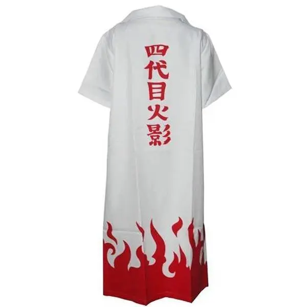 Brdwn Unisex 4th Generation Yondaime Hokage Namikaze Minato Cosplay Costume Cloak Cap Trench