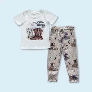 Duck Dog Hunting Season Toddle Kids Boy Clothing Set