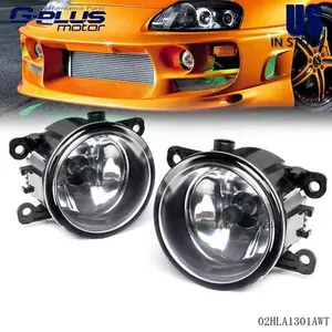 Left & Right Fog Light Lamp W/ H11 Bulbs Fit For Acura Honda Ford Nissan Suzuki