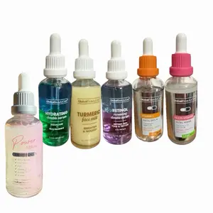 GBC Turmeric/Vitamin C/Multivitamin B,C,E & Niacinamide/Squalane+Niacinamide/retinol renewing double Serums,Power serum 6 benefits in one, for Skin and Skincare,Global Beauty Care 1.7 Oz (50mL) full-size