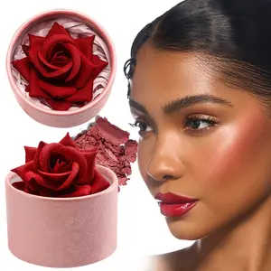 Ultra-Thin Flower-Shaped Blush Balm, Stacked Matte Effect, Lightweight Creamy Texture, Available in Nude Shades, Suitable for All Skin Tones