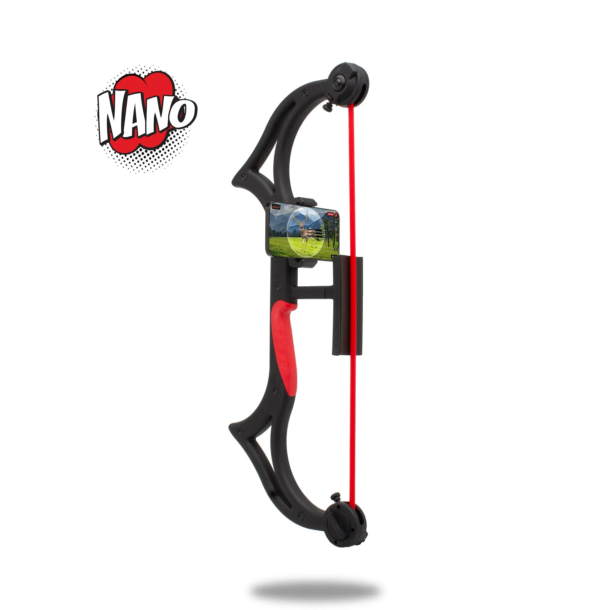 AccuBow Nano - Black - Virtual Archery & Bowhunting Simulator for Kids