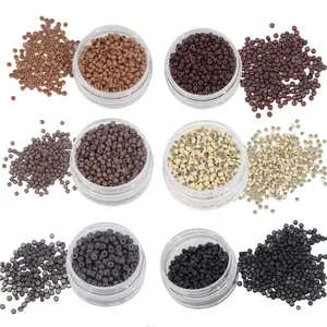 3.0 Nanometer Copper Microbeads for Nano Tip Hair Extensions, High-Quality Durable Design, 1000 Pieces Precision Accessories