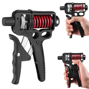 Adjustable Hand Grip Strengthener, 11-360 Lbs Resistance Forearm Exerciser for Muscle Building & Injury Recovery