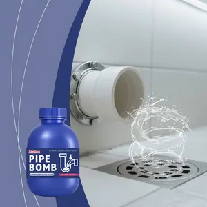 Drain Cleaner for Kitchen Sink Toilet Pipes Powerful Clog Remover Grease Dirt Remover Home Use Sink Drain Unclogger Fast-Acting Cleaner