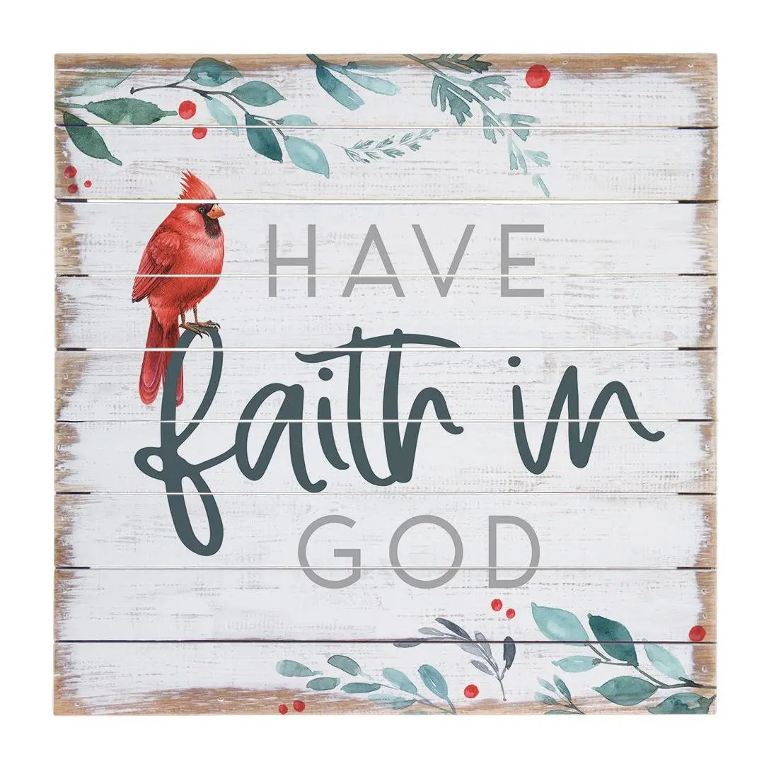 Sincere Surroundings 14" Faith In God Perfect P allet