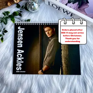 New Jensen Ackles 2026 Calendar Version 3, Gift For Fan, 2026 Calendar