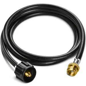Outdoor Brass Qcc Interface Gas Bottle Adapter, One Pound to Twenty-Pound Gas Cylinder Hose, Durable Outdoor Use, Lpg Hose