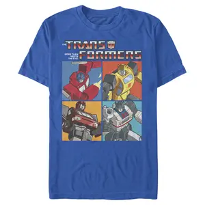 Men's Transformers Autobots Character Box T-Shirt
