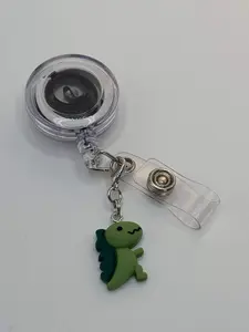 Dinosaur charm badge reel accessory charm for badge buddy picu pediatric nurse gift for nursing student cna medical assistant