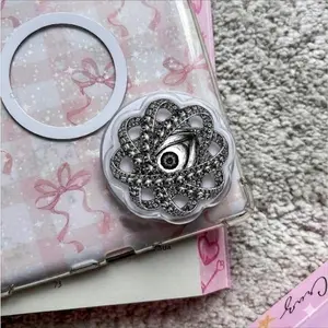Biblically Accurate Angel MagSafe Phone Grip, Aesthetic Magnetic Phone Holder, Kawaii Scary Fan Gift , Kindle Accessories sticky Baby mount Library Card Flower-Shaped Multi-Functional Stand Universal Car Double-Sided Octo Adjustable Portable Monitor