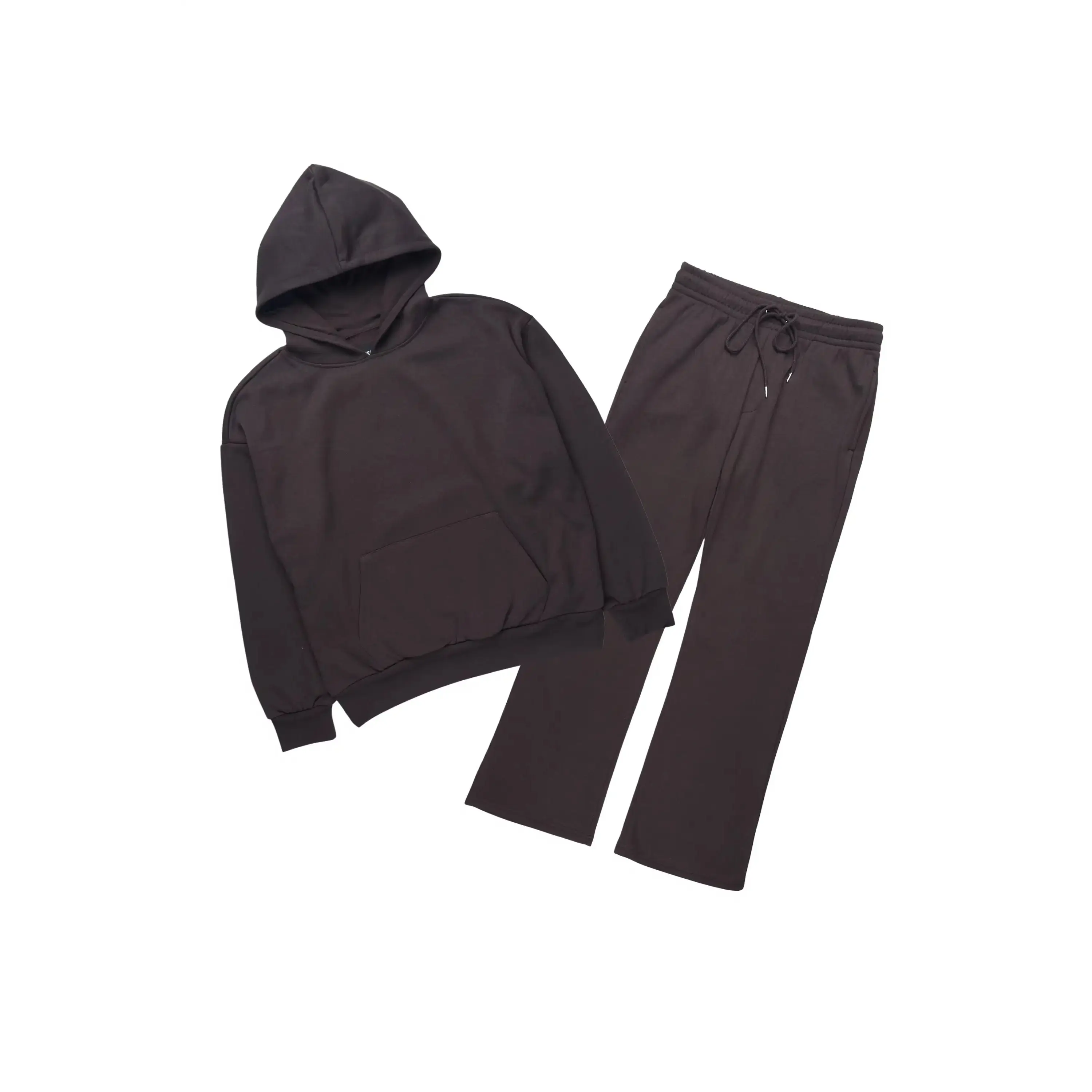 Basic Iron Hoodie Relaxed Track Set