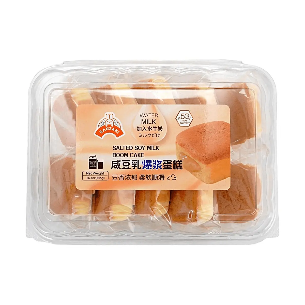Kanzaki Savory Soy Milk Cream Puff Cake 465g - Nutritious Breakfast Pastry, Soft & Creamy Dessert Kanzaki Savory Soy Milk Cream Puff Cake 465g - Nutritious Breakfast Pastry, Soft & Creamy Dessert